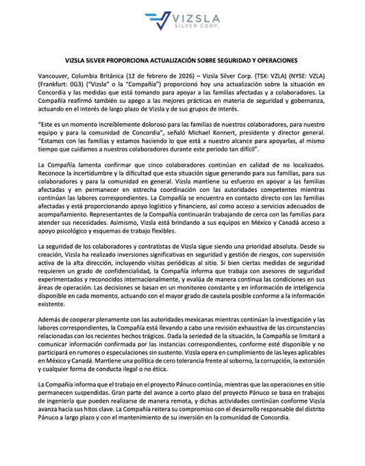 $!Compañía Vizsla niega posible extorsión tras desaparición de 10 mineros en Concordia, Sinaloa
