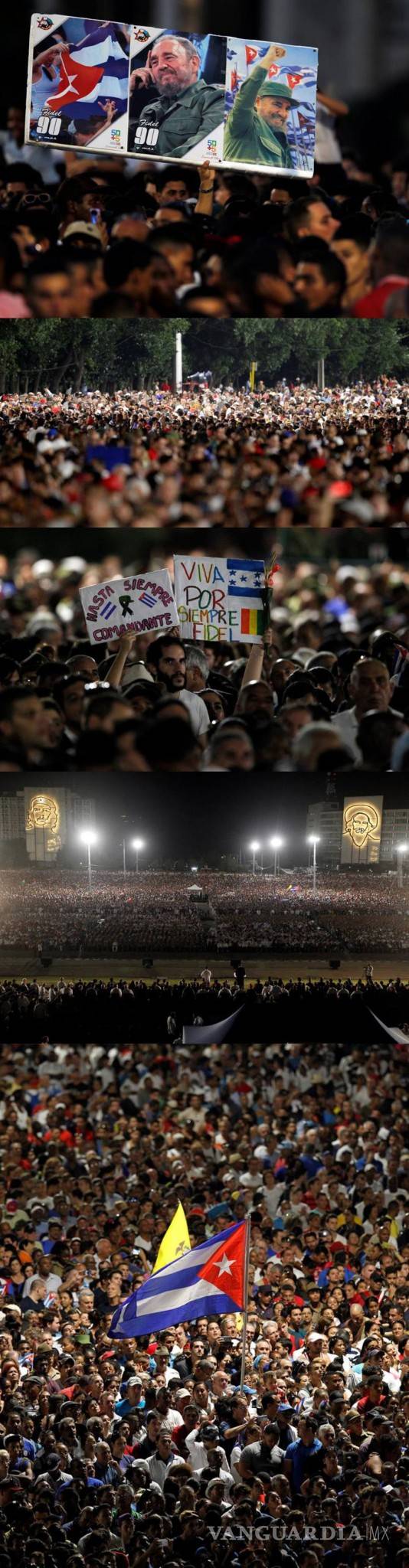 $!Miles de personas despiden a Fidel Castro en La Habana