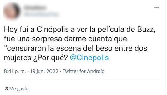 $!Denuncian que Cinépolis y Cinemex cortaron beso lésbico en ‘Lightyear’