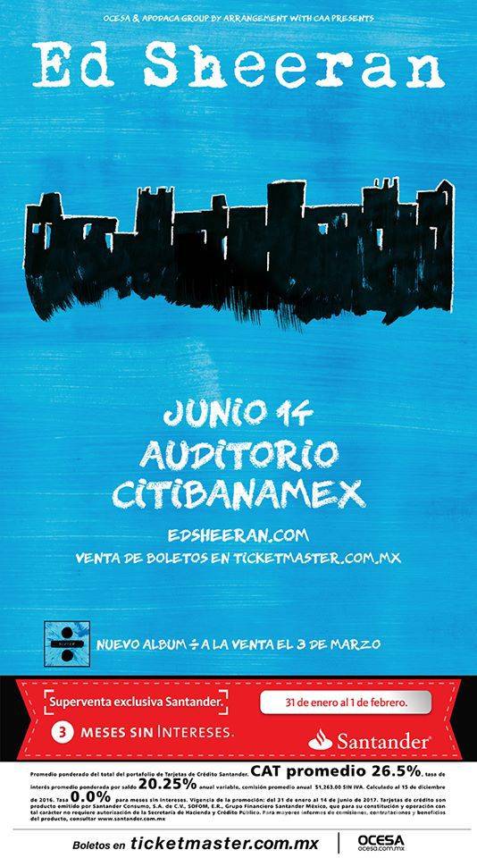 $!Ed Sheeran traerá su gira a México