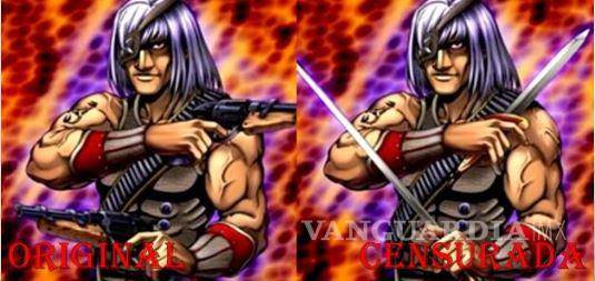 $!A la derecha imagen original y a la izquierda imagen censurada de ‘Yu-Gi-Oh!’