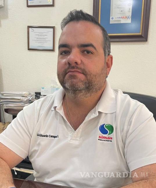 $!Eduardo Campos Villarreal, gerente general de Simas Monclova.