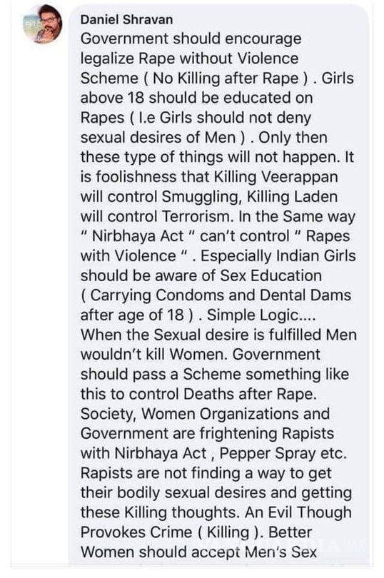 $!Mujeres deben “cooperar” en una violación y llevar condones “por seguridad”, afirma cineasta indio