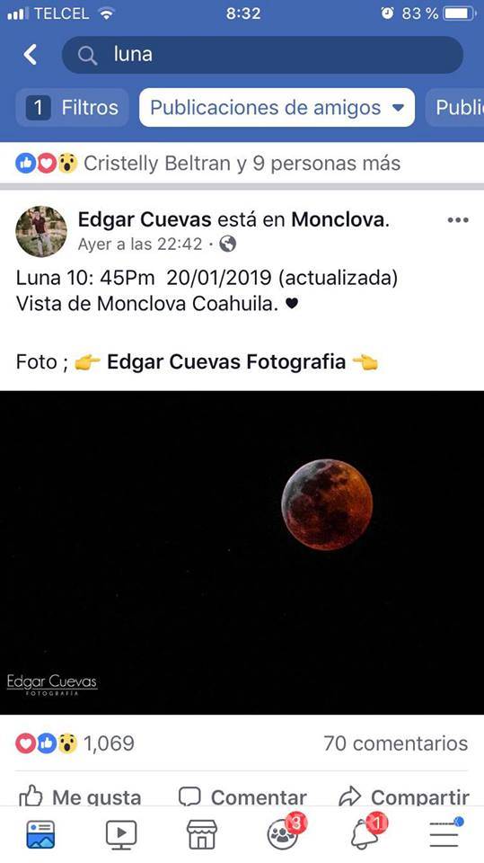 $!Así se vio la 'luna de sangre' en el mundo... y en Saltillo