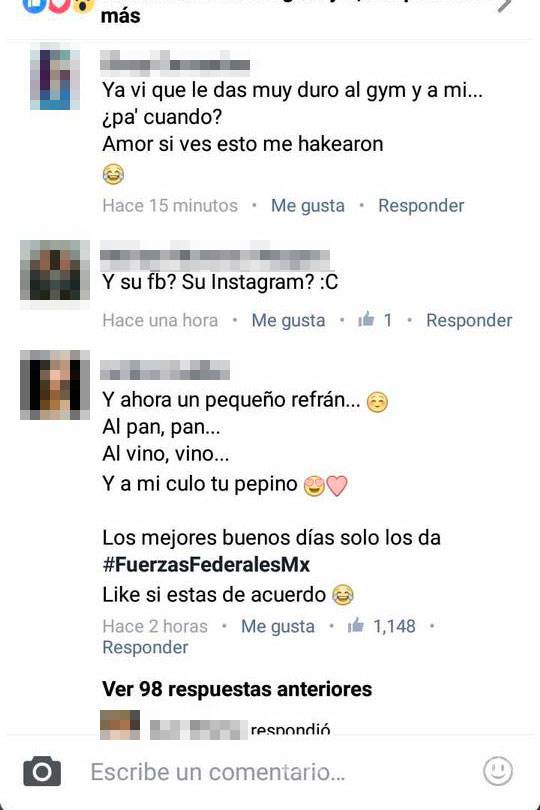 $!Mujeres sacan el 'albañil' que traen dentro, lanzan candentes piropos hacia un policía federal