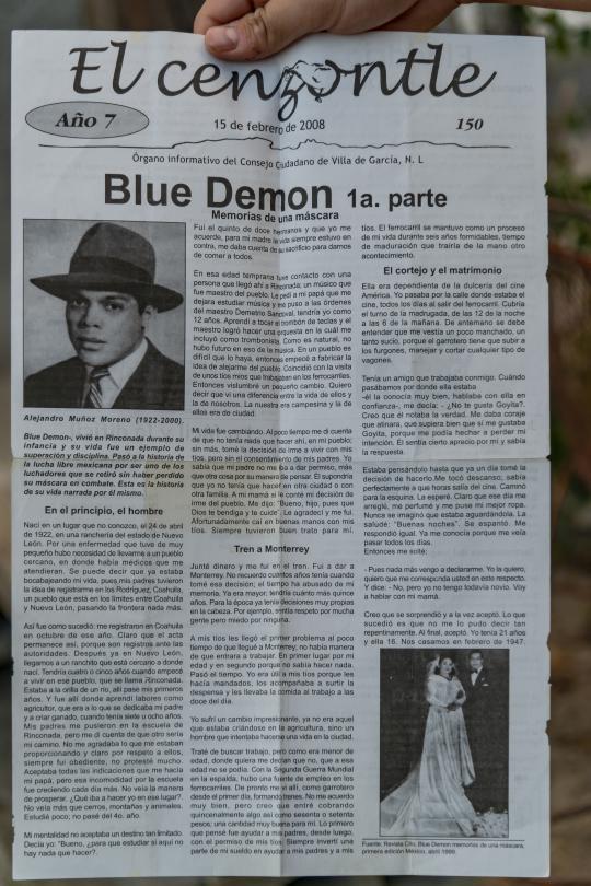 $!Autobiografía de Blue Demon.