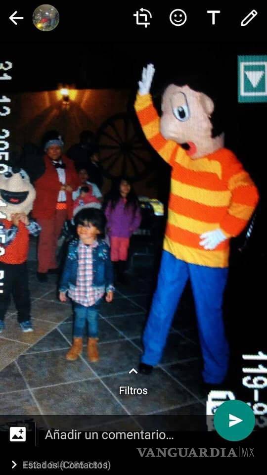 $!En Saltillo invitados 'plantan' a niña en su cumpleaños, usuarios se enteran y le llevan a 'Bely y Beto'