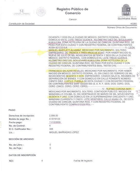 $!Ahora exhiben 12 empresas que Bartlett ocultó; una tiene contratos con la 4T