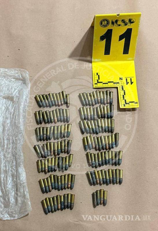 $!Catean vivienda por el delito de homicidio y hallan drogas y cartuchos, en NL