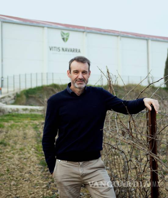 $!El viticultor navarro Rafa García, responsable y cuarta generación de la saga de Vitis Navarra. Dominio D’Echauz trabaja en el proyecto de recuperación Basajaun.