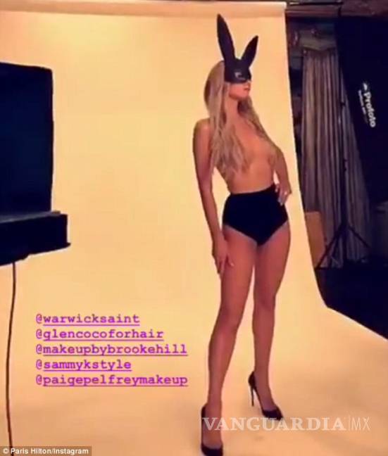 $!Paris Hilton muestra su figura en topless en Instagram