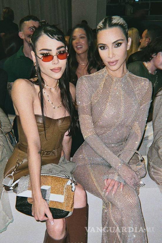 $!‘Soporten’: fotografía de Danna Paola y Kim Kardashian estalla las redes sociales, fanáticos viralizan imagen