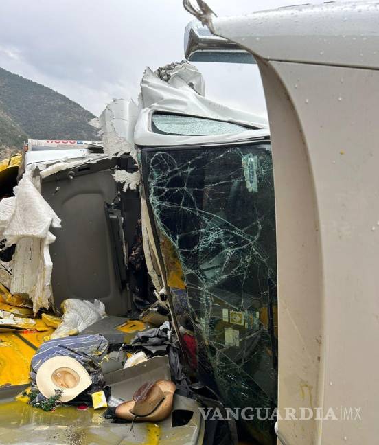 Trailero vuelca en el tramo Los Chorros, en Arteaga