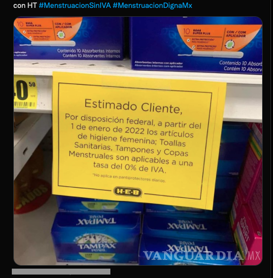 $!Usuarias denuncian inflación de precios en artículos de higiene menstrual para ocultar IVA