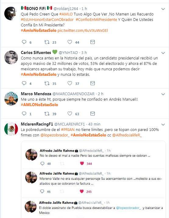 $!'Bots' desatan guerra contra AMLO por accidente de Martha Érika y Rafael Moreno
