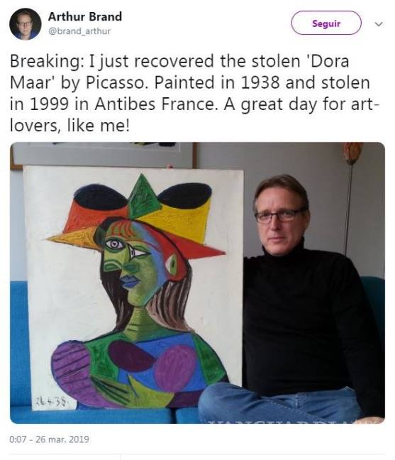 $!Localizan en Ámsterdam el cuadro &quot;Busto de mujer&quot;, de Pablo Picasso robado hace veinte años