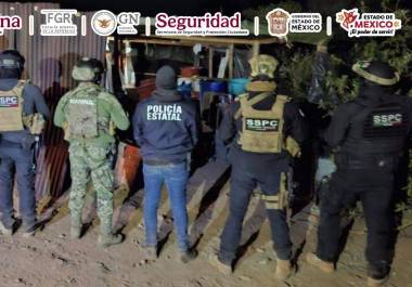 El operativo, encabezado por la SSPC, Semar, Sedena, FGR, GN y la Secretaría de Seguridad del Estado de México, se realizó tras denuncias ciudadanas sobre personas armadas en la comunidad de San Juan de las Manzanas