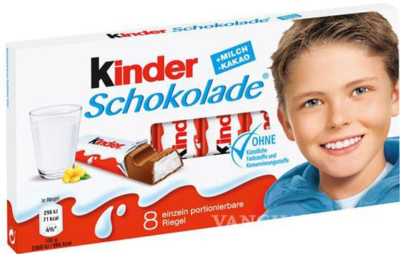 $!Así luce ahora el niño del chocolate Kinder