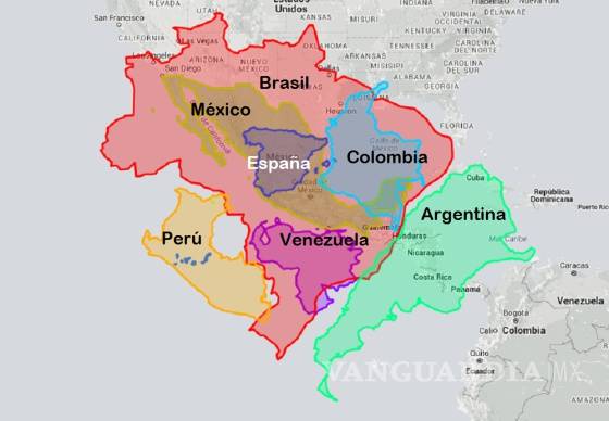 $!¿Qué tan grande es México comparado con otros países?