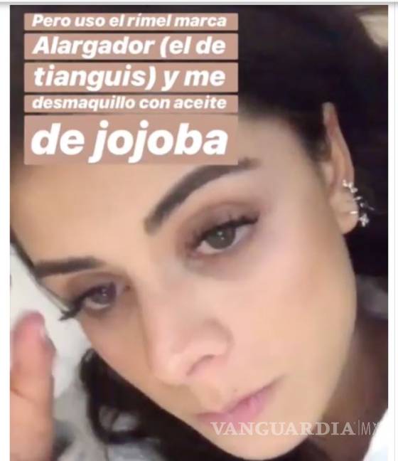 $!Paulina Peña usa rímel de 'tianguis' para tener pestañas de impacto