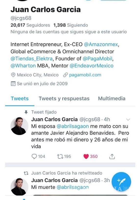 $!Acusan a ex CEO de Amazon México de estar involucrado en crimen de su exesposa