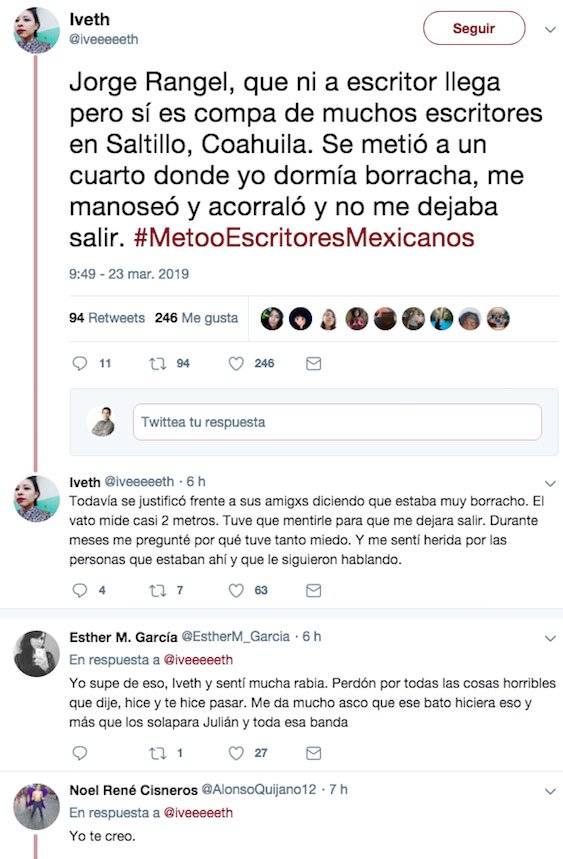 $!Acusan a escritores coahuilenses de acoso sexual y abuso