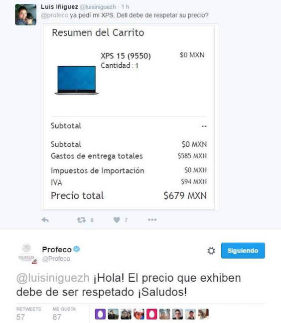$!Dell comete un costoso error en su web, ofreció laptops a ¡679 pesos!