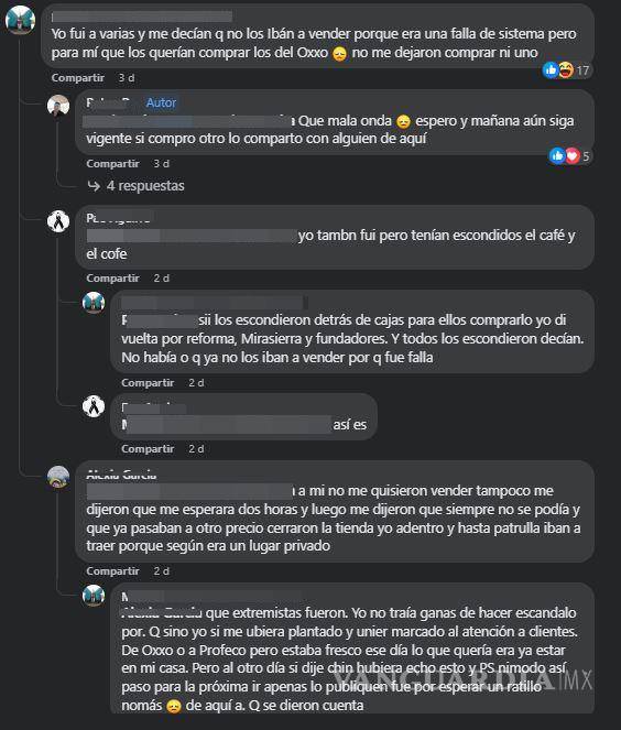 $!Mujer de Saltillo intenta hacer válida promoción en Oxxo y le hablan a una patrulla de la Policía Municipal.