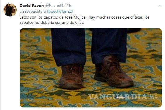$!Dan pena: Pedro Ferriz critica zapatos de AMLO y redes sociales no lo perdonan