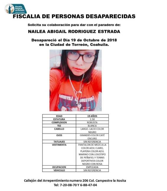 $!¡Alerta mujeres de Coahuila! En 24 horas violan a dos y matan a una joven con pedrada en la cabeza