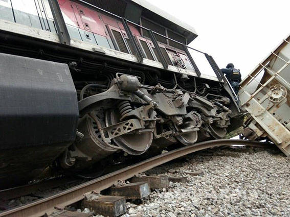 $!Descarrilamiento de trenes en Veracruz dejó pérdidas por 312 mdp