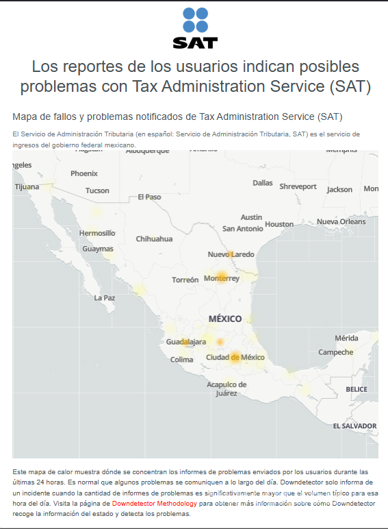 $!¡No es tu internet! Durante el inicio del periodo de Declaración Anual 2025, reportan caída del SAT