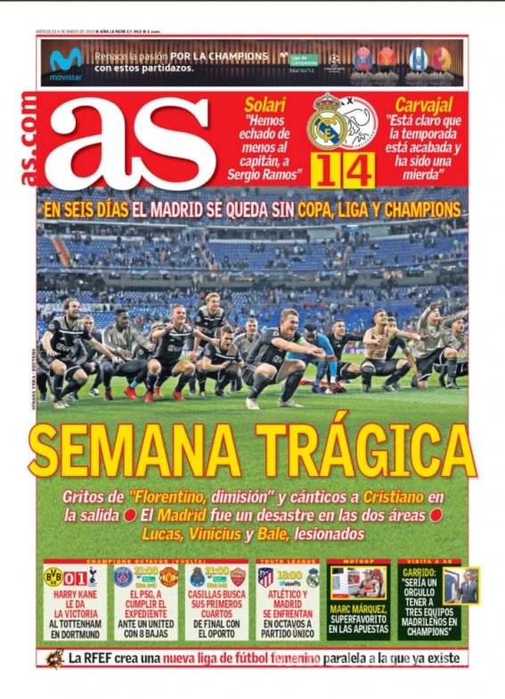 $!Así acribillaron los medios en España al Real Madrid (fotos)
