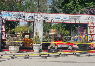 La zona amaneció con sellos de clausura colocados por las autoridades.