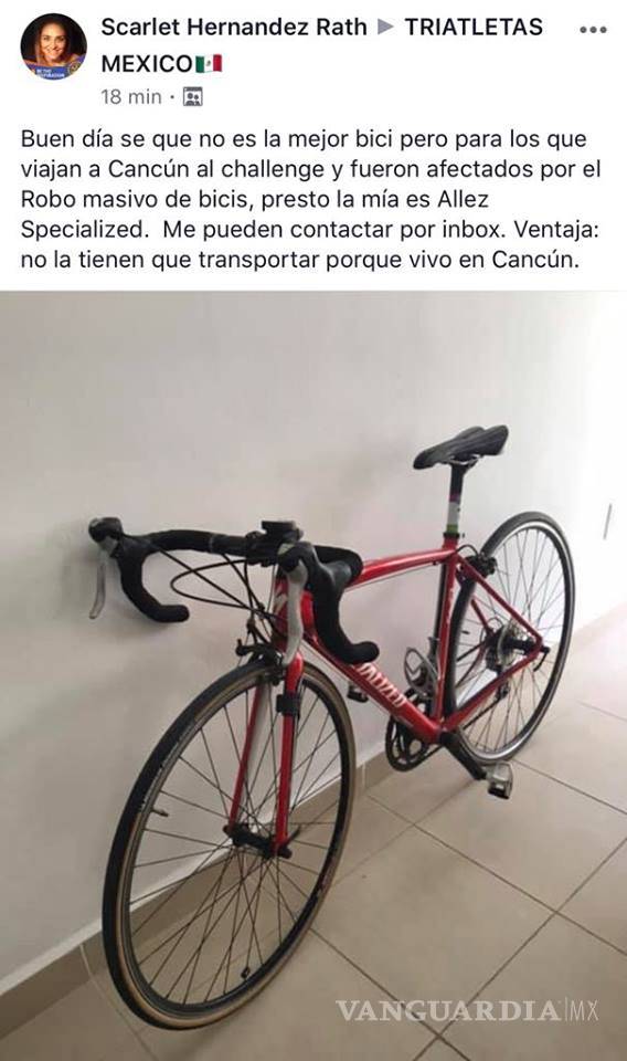 $!Grupo armado se roba camioneta con bicicletas para un triatlón...personas se unen para prestarles algunas