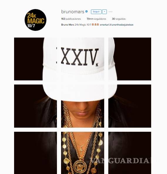 $!Bruno Mars anuncia nuevo sencillo '24 Magic'