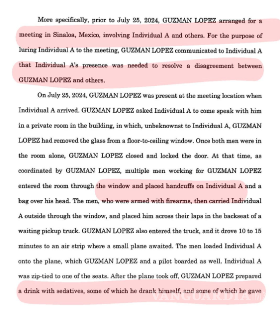 $!Joaquín Guzmán López admite secuestrar a ‘El Mayo’ Zambada... Así fue el plagio del narcotraficante
