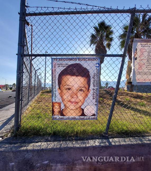 Johan Gael de 4 años desapareció hace 6 años; su familia de Saltillo no lo deja de buscar