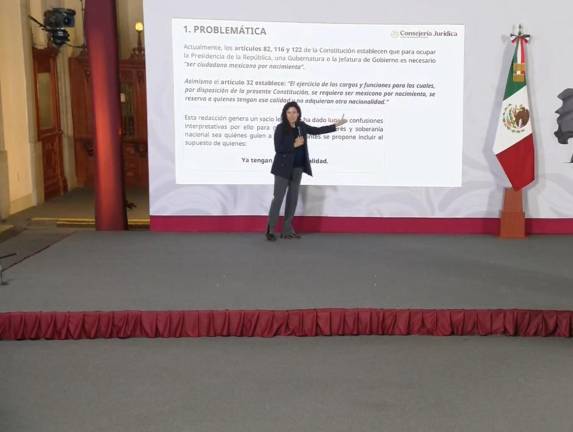 La propuesta presentada por la consejera jurídica de la Presidencia, Luisa María Alcalde, plantea modificar el artículo 86 de la Constitución para incorporar como requisito que quienes aspiren a la Presidencia de la República no tengan ni adquieran otra nacionalidad.