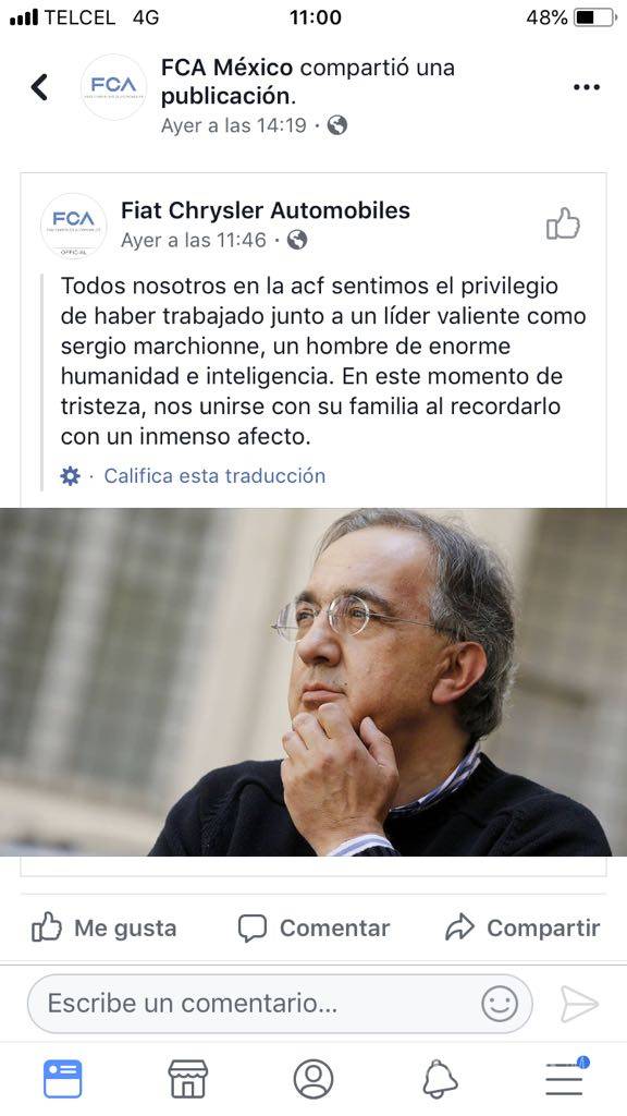 $!Recuerdan trabajadores de FCA Coahuila a Sergio Marchionne con inmenso afecto