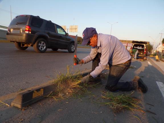 $!Son ya kilómetros de ciclovía los que ha intervenido el equipo Boyatón en Saltillo.