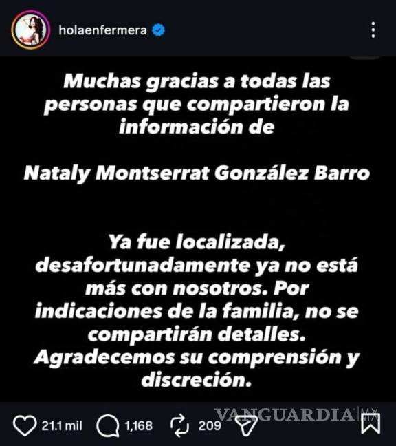 $!Encuentran sin vida a Nataly Montserrat, prima de la esposa de Capi Pérez; FGE de Quintana Roo investiga