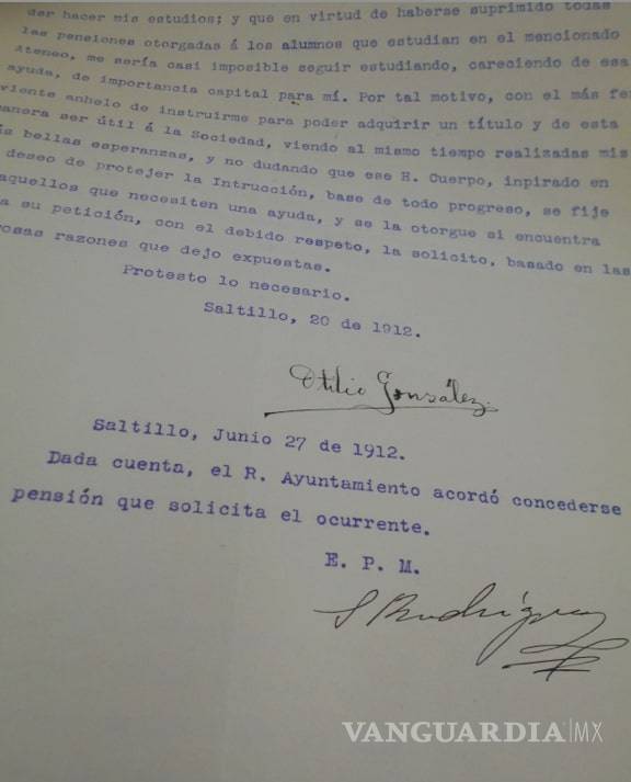 $!Velarde y Otilio: correspondencias