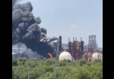 Autoridades descartaron que el hecho generara un riesgo para los ciudadanos o trabajadores de la refinería.