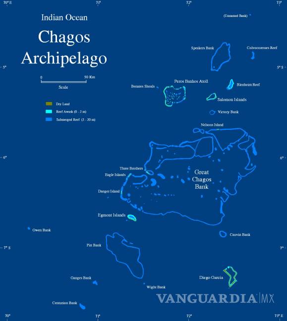 $!Reino Unido está obligado a devolver el archipiélago de Chagos las Islas Mauricio, demanda la ONU