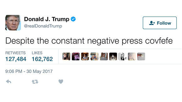 $!Presentan ley ‘Covfefe’ para que tuits de Trump se guarden en Archivos Nacionales