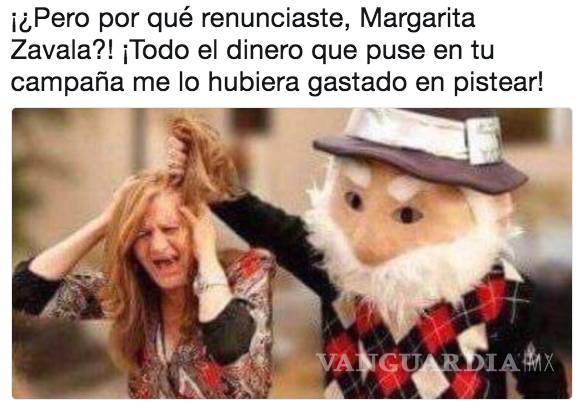 $!Oleada de memes se desata tras la renuncia de Margarita Zavala a su candidatura