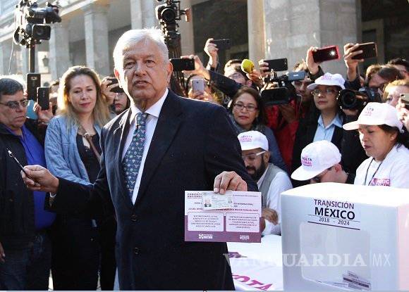 $!AMLO deja en blanco boleta de consulta sobre nuevo aeropuerto