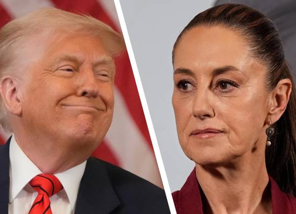 La piñata invisible: El teatro político de Claudia y Trump, una rivalidad de utilería