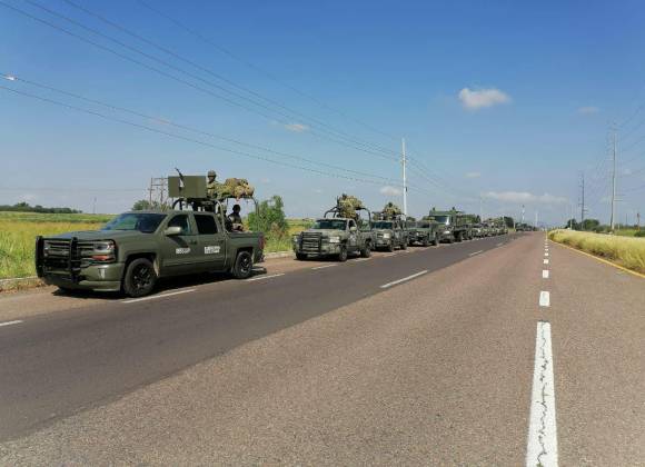 300 Army elements arrive in Sinaloa to reinforce security